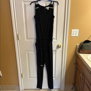 Black Sleeveless Jumpsuit
